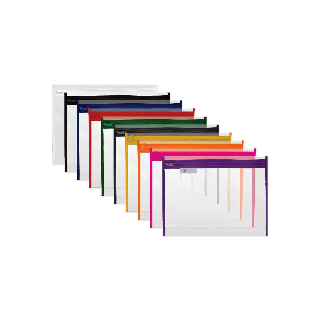 Book Bag - Thick PVC with Zip (Treeline) (Colours may vary)