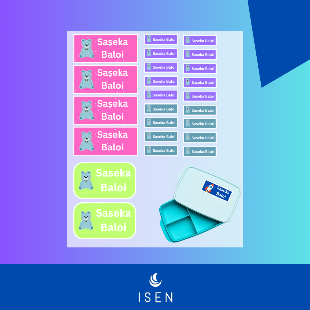 Standard Pack (85 Labels) - Personalized Name Stickers