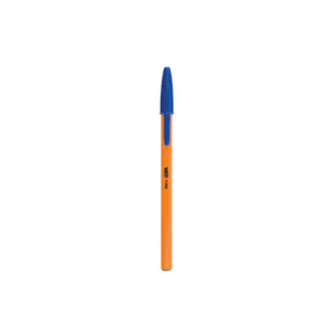 Orange Fine Barcoded 018504 (BiC Blue Pen)