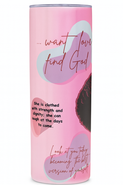 God-Girl Stainless Steel Travel Tumbler  550ml